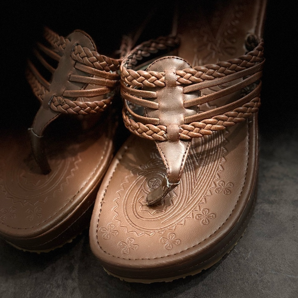 Lower East Side Wedge Flip Flops